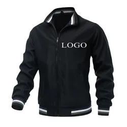 Your Own Design Brand Logo/Picture Personalized Custom Anywhere Men Women DIY Fashionable stand collar jacket Fashion New