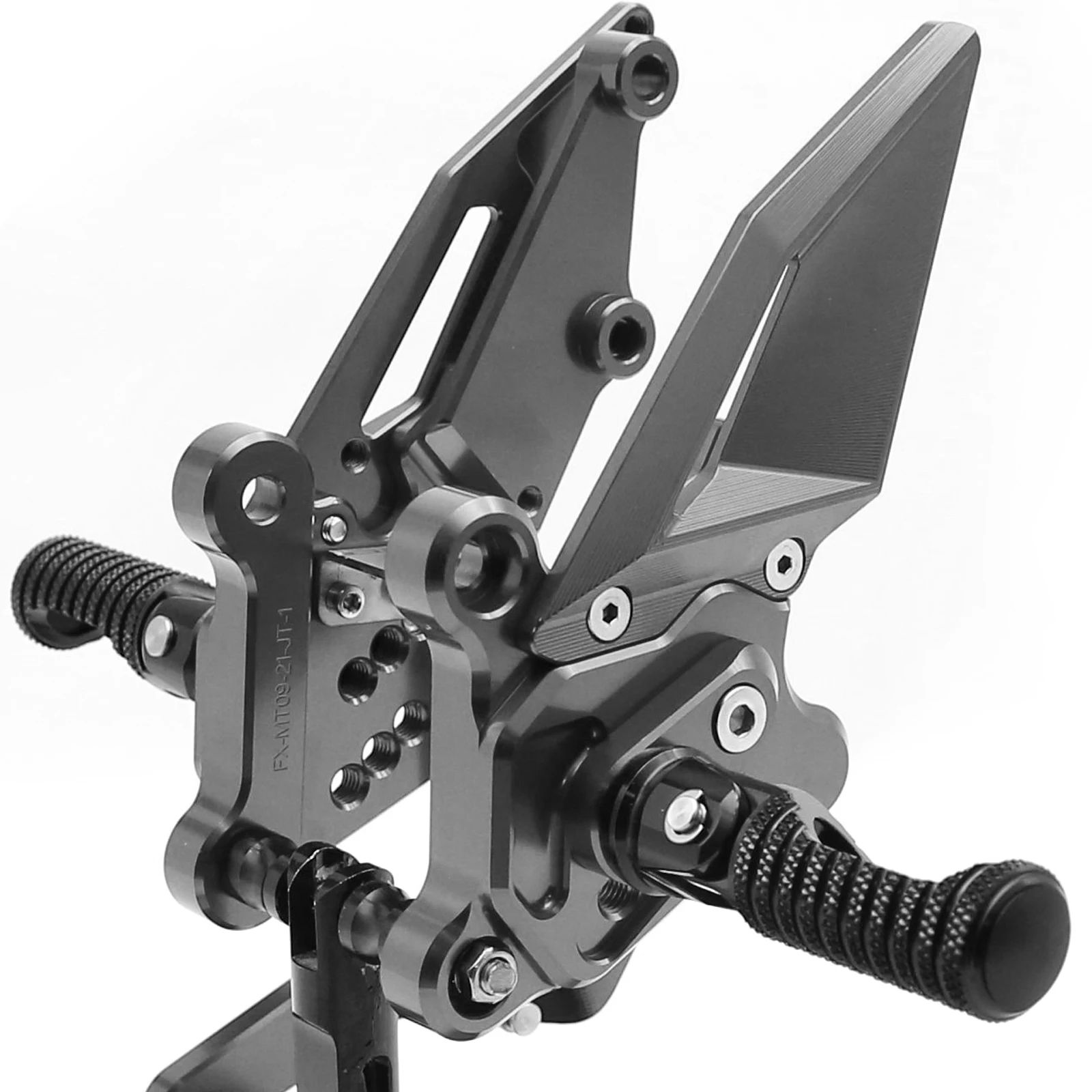 CNC الألومنيوم دراجة نارية Rearset مسند القدمين Footpeg لياماها MT-09 V3 FZ09 2021 2022 2023 2024 #4