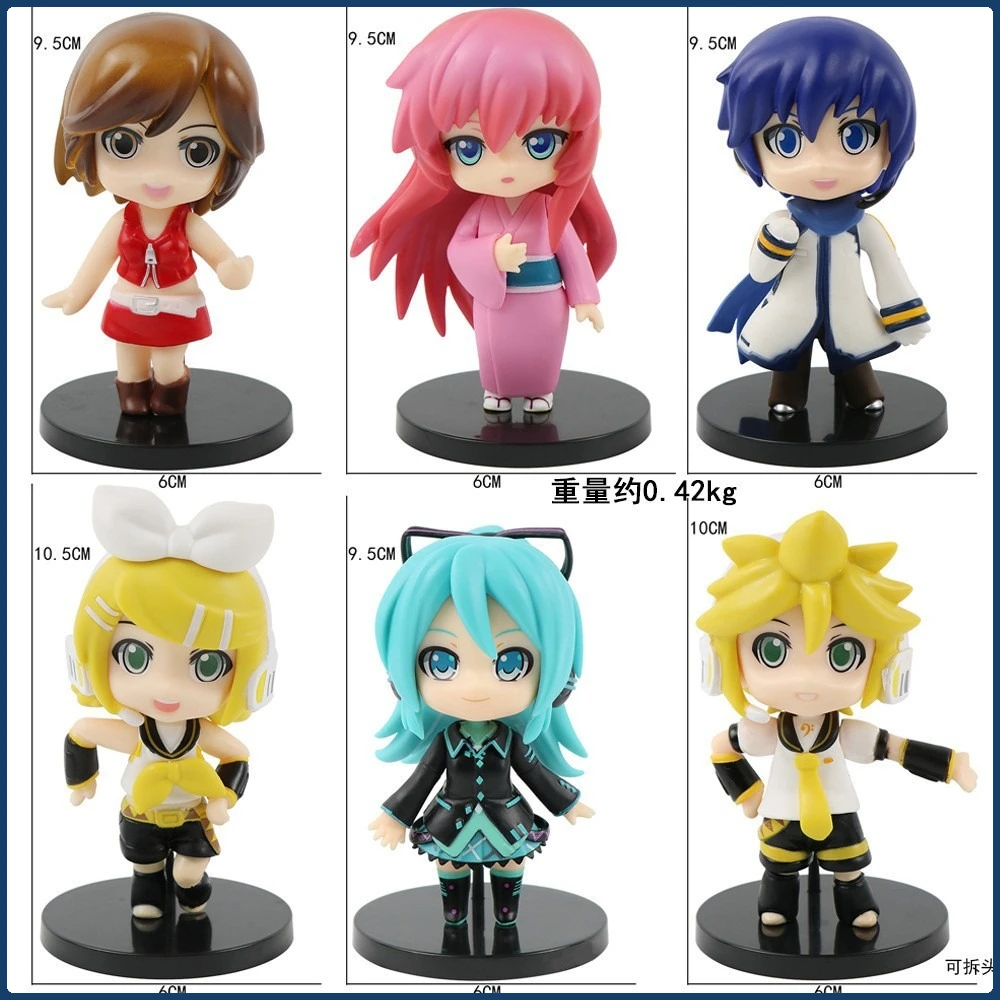 Linda caja ciega de personaje de anime versión Q - Figura de juguete de moda Bloks para colección y decoración de habitaciones