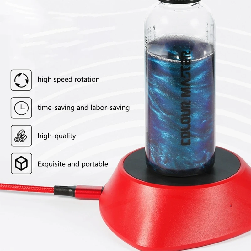 Przenośny wibrator do farb dla hobbystów bezpiecznie mieszający wszystkie rodzaje farb za pomocą zasilacza 5V1A