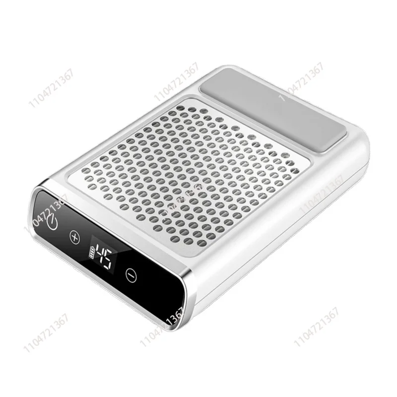 

Professional Nail Dust Collector Rechargeable 80W Vacuum Extractor with Reusable Filter Manicure Equipment for Home Use