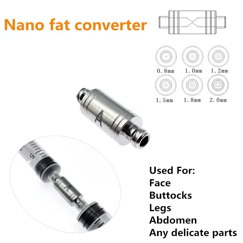 Nano fat filter adapter Nano Fat Transfer for Liposuction Tools Medical Science Used for liposuction surgery practice