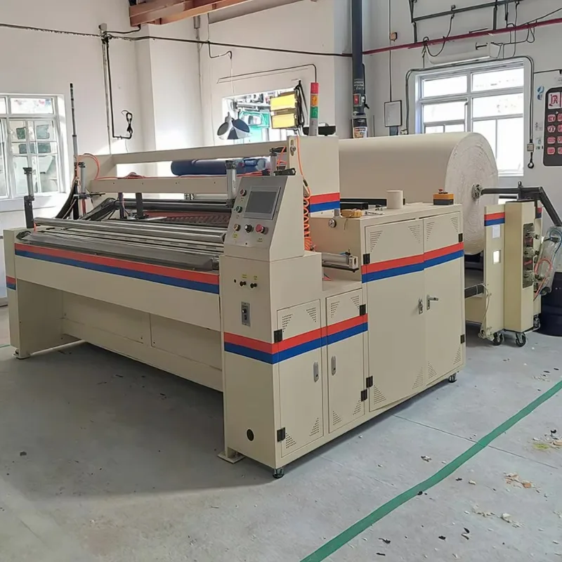 Customized Toilet Paper Punching Machine 2200 Type - Small Roll Paper Processing Machine Household Paper Production Line