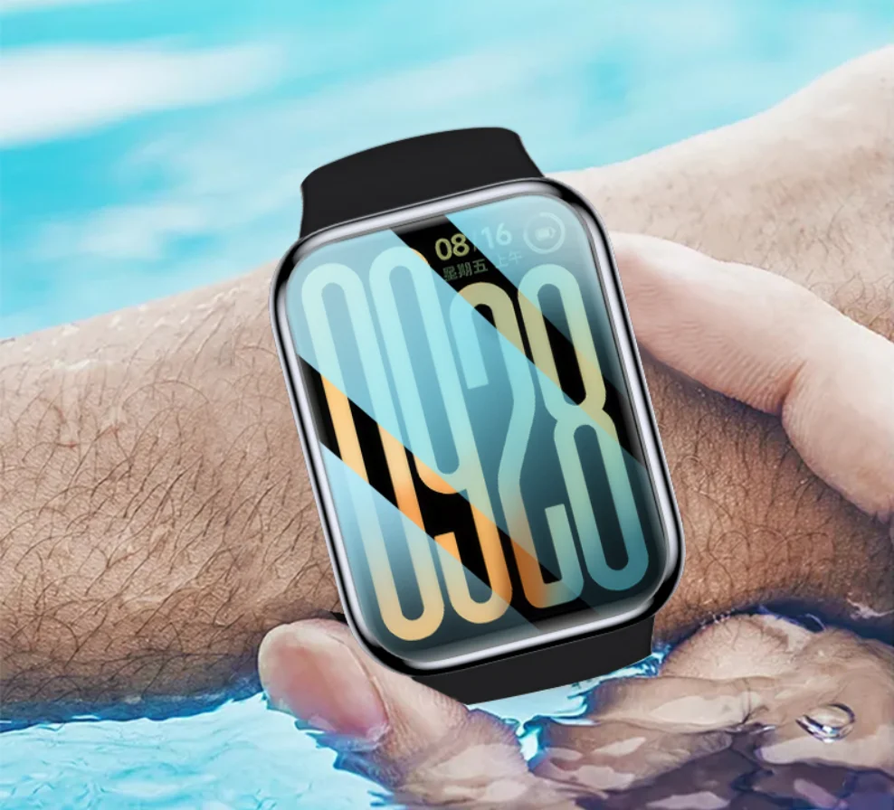 3D Soft Edgeป้องกันฟิล์มสายรัดข้อมือสําหรับXiaomi Mi Band 9 Pro/Active Smartbandป้องกันหน้าจอสมาร์ทMibandอุปกรณ์เสริม
