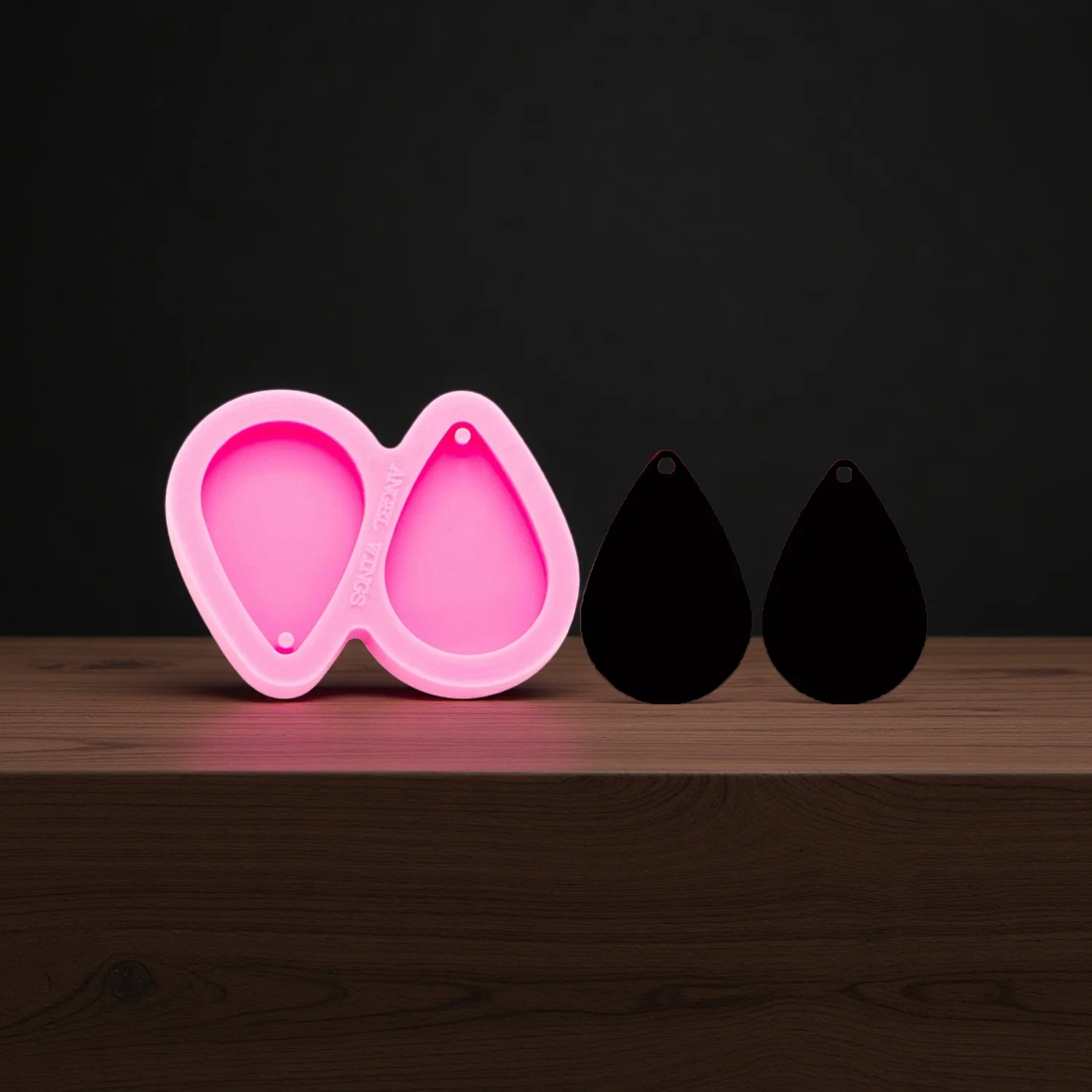 Tear Drop Earring Pendant Silicone Mold Epoxy Resin Mould For DIY Ornaments Keychain Necklace Charms Epoxy Resin Crafts