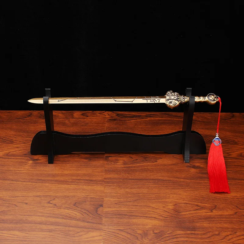 Brass Office Entrance Metal Craft Antique Style Seven-Star Eight-Gallows Sword Feng Shui Ornament Pure Copper Heavenly Swo