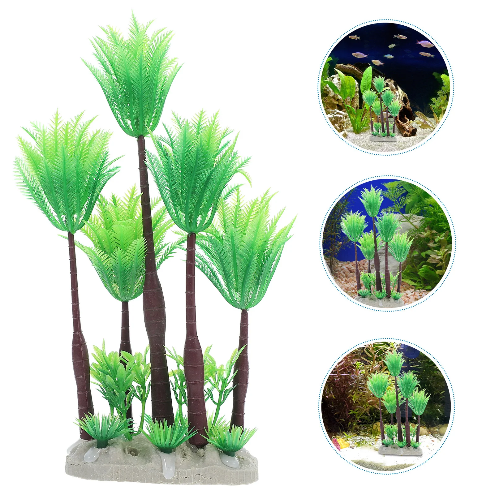 

1Set Realistic Aquarium Plants Plastic Artificial Tree for Fish Tank Natural Fish Tank Decor Aquarium Decorations Ornaments