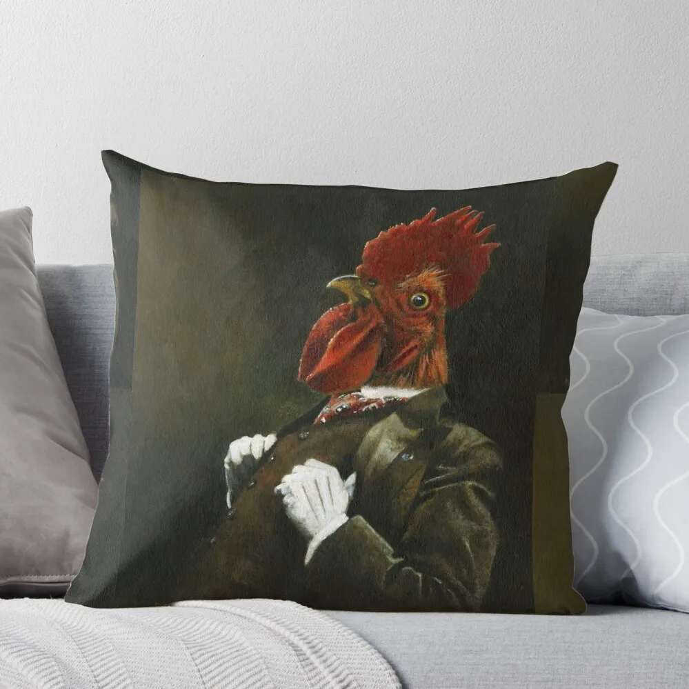 Victorian Cockerel Throw Pillow Ornamental Pillow Pillowcase Cushion Covers For Living Room Decorative Cushion