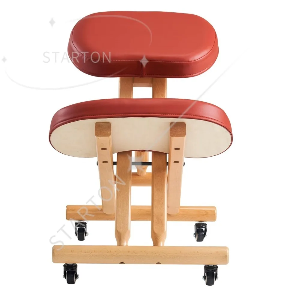 

Ergonomic Wooden Foldable Kneeling Chair for Office –Wood Folding Posture Chair