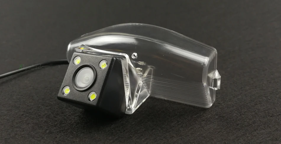 HD Wireless Car CCD Rear Camera Fisheye 4 8 12 led dynamic Night Vision For Mazda 3 Mazda 2 Mazda3 Sport Mazda2 2011 2012 2013 image 4