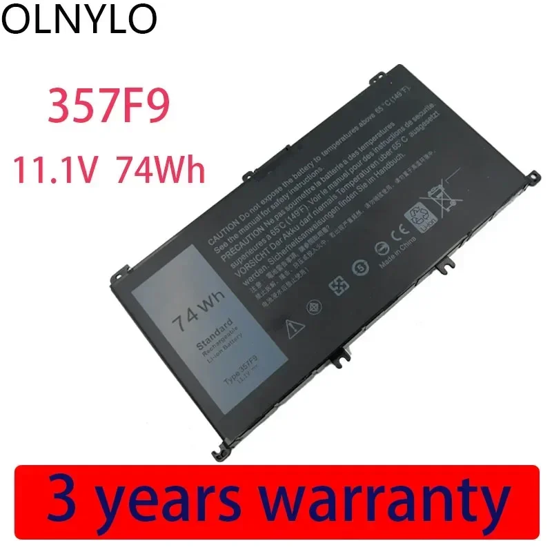 

Аккумулятор для ноутбука Dell 357F9 Inspiron 15 7559 7000 INS15PD-1548B 00GFJ6 71JF4 11,1 V 74Wh, Аккумулятор для ноутбука