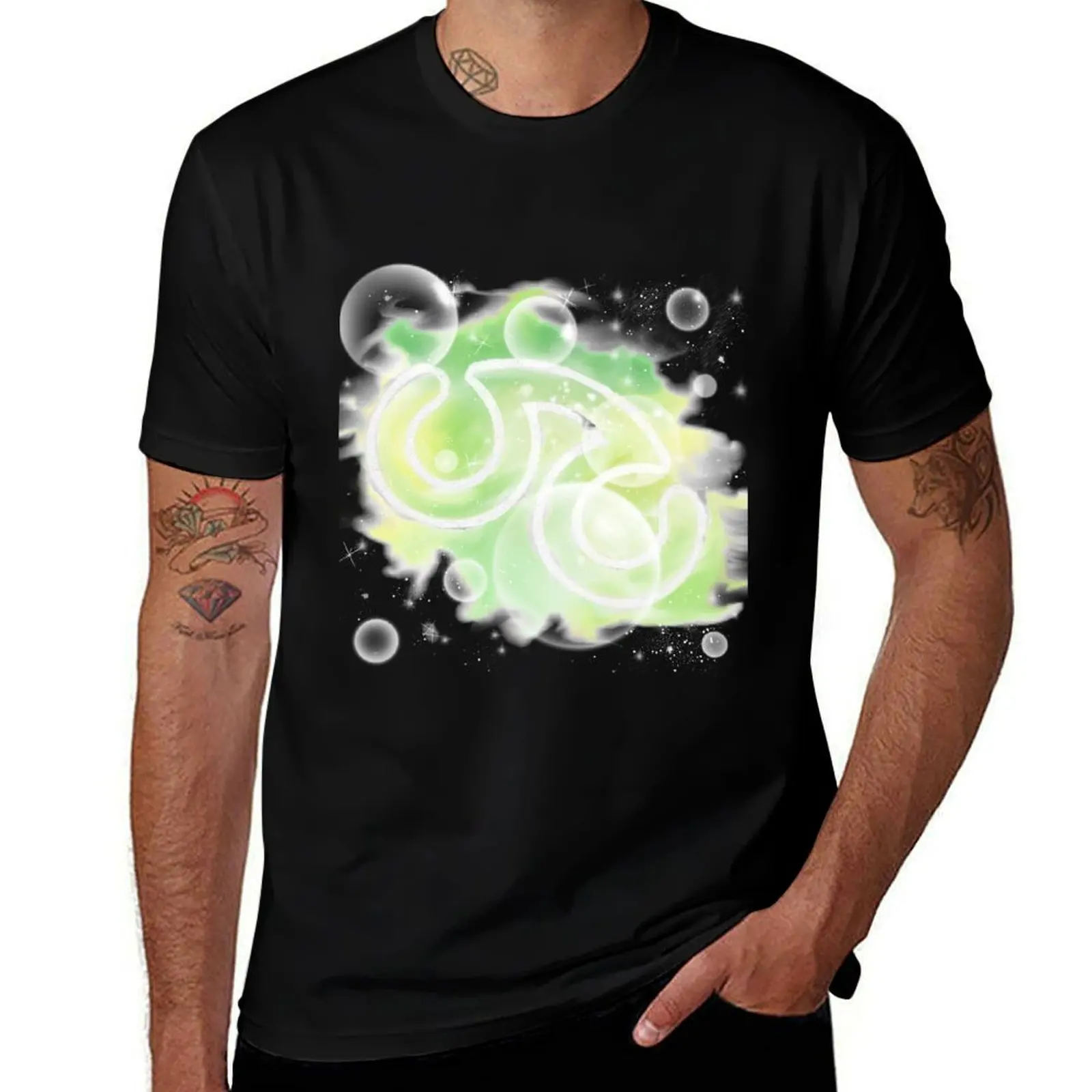 T-shirt Scholar Galaxy à coupe décontractée, haut décontracté à manches courtes