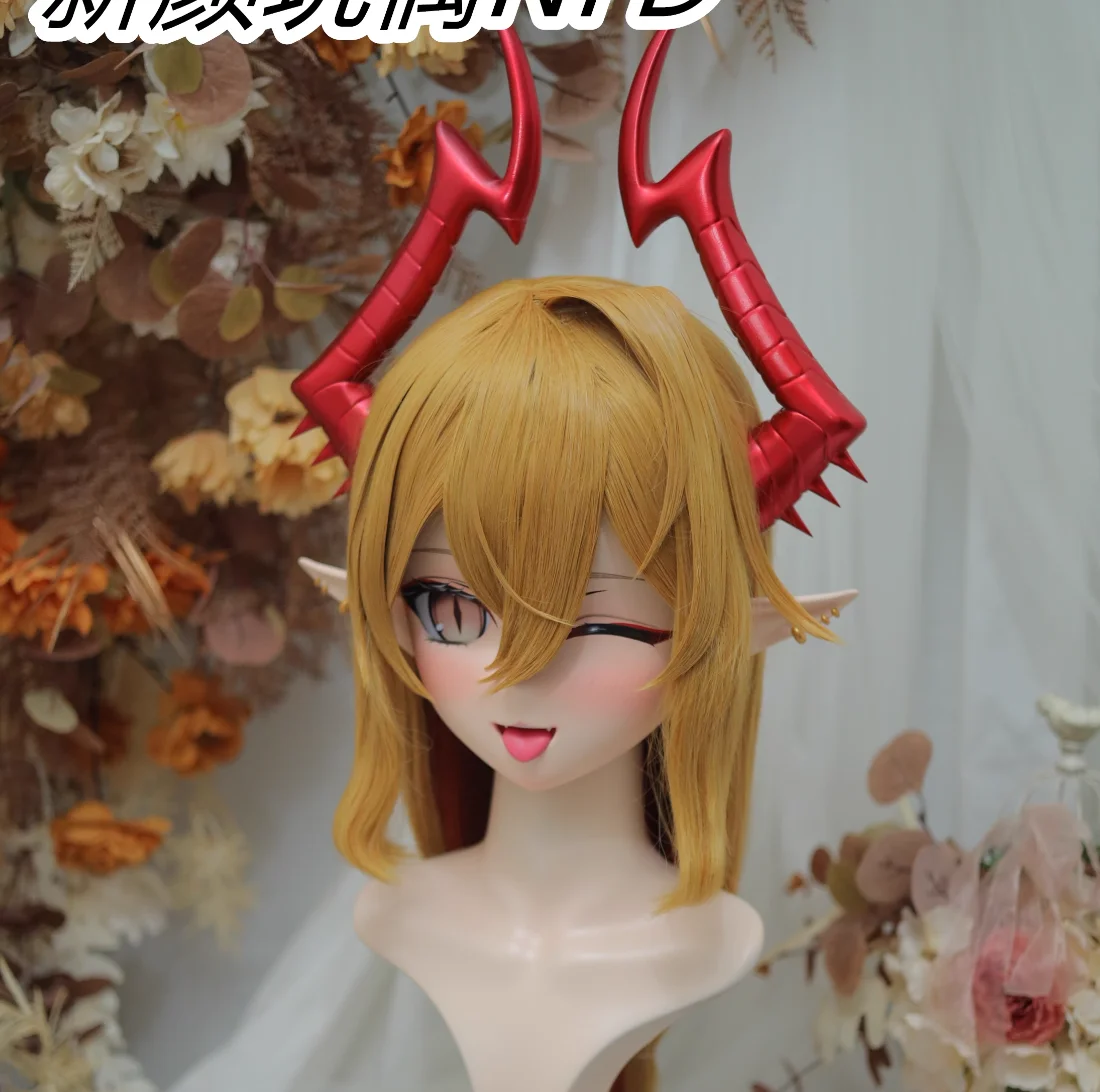 

(NFD-21-4)Customize Full Head With Lock Crossdress Doll Female/Girl Japanese Anime Cartoon Character Kig Cosplay Kigurumi Mask