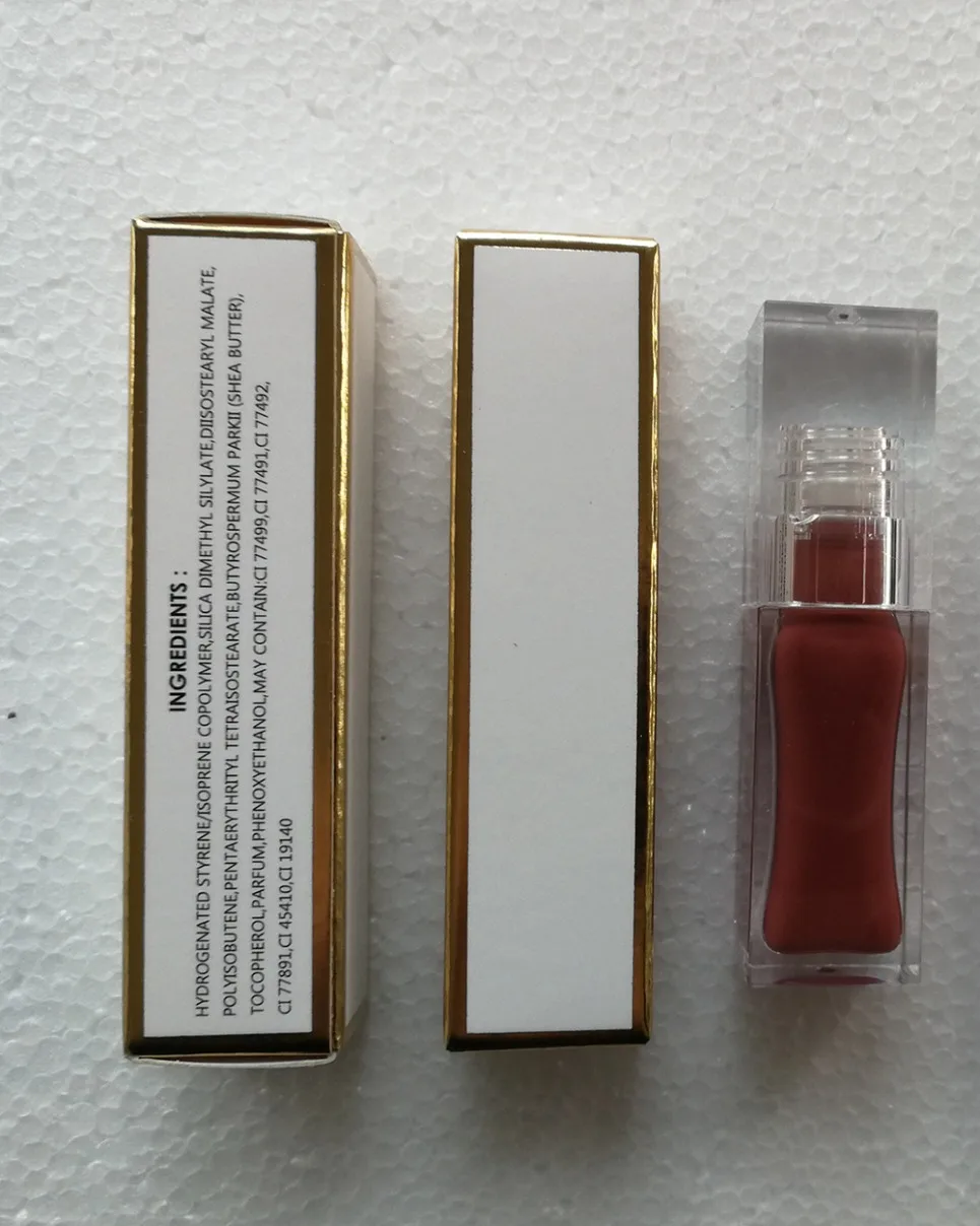 Veganistische vochtinbrengende lipgloss Private Label Clear Lipgloss Waterdichte matte vloeibare lippenstift Aangepast logo Make-up groothandel