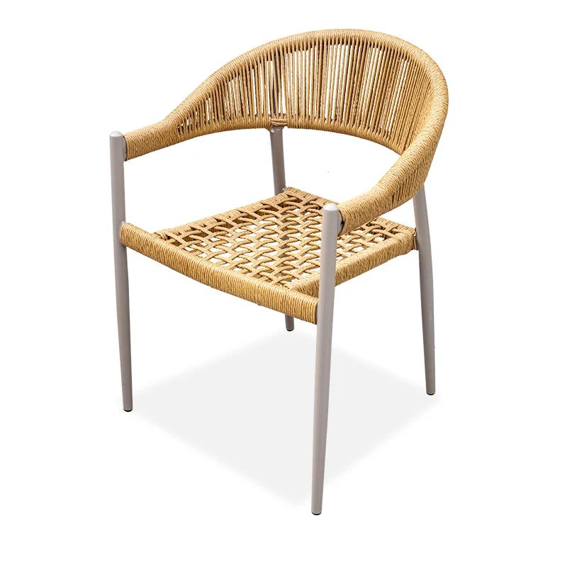 

Modern Hotel Furniture Garden Aluminum Chairs Outdoor Waterproof Chair Set