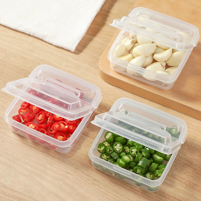 Butter Cheese Storage Box Portable Refrigerator Fruit Vegetable Fresh-keeping Organizer Box Transparent Cheese Container