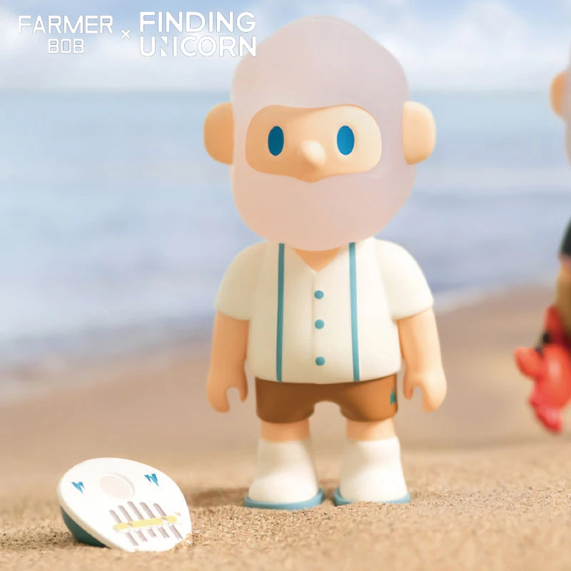 Original F.UN FARMER BOB Island Series Mystery Box Action Figure Kawaii Desktop Model Tide Play Toy Children's Holiday Gifts