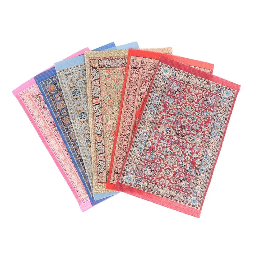 

Toy Floor Coverings Dollhouse Accessories Dollhouse Furniture 1:12 Dollhouse Miniature Simulation Weaving Rugs Dollhouse Carpet