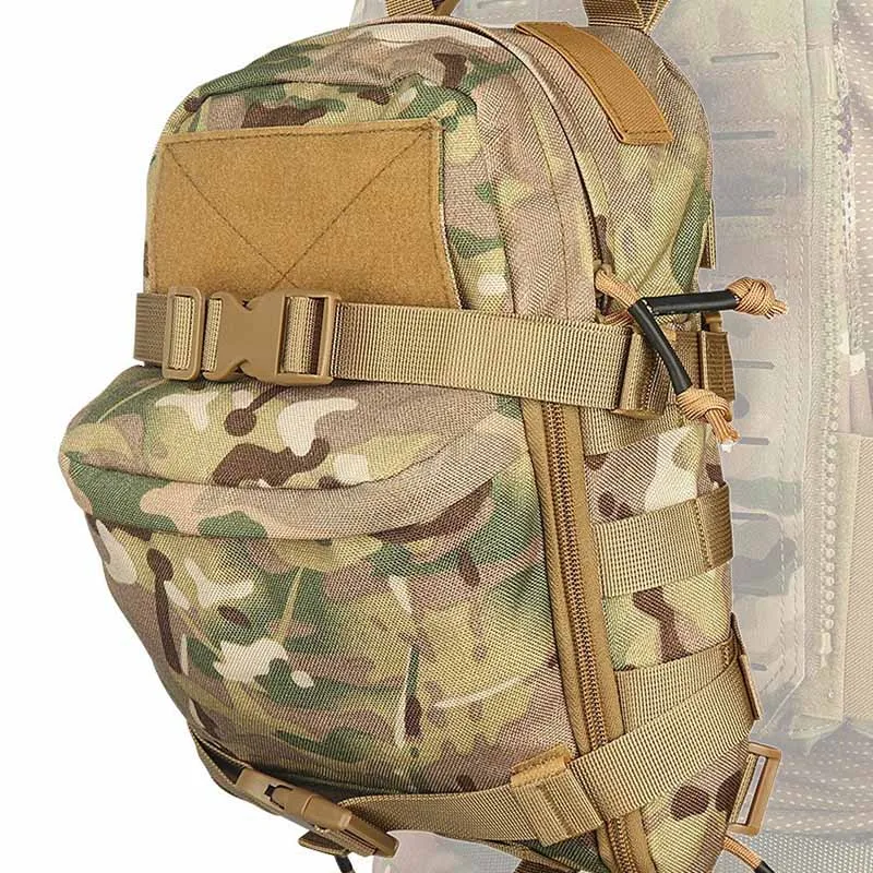 Outdoor Water Bottle Bag 1000D Oxford Cloth Tactical Backpack Lightweight Small Rucksack MOLLE Accessory Bag Military Backpack