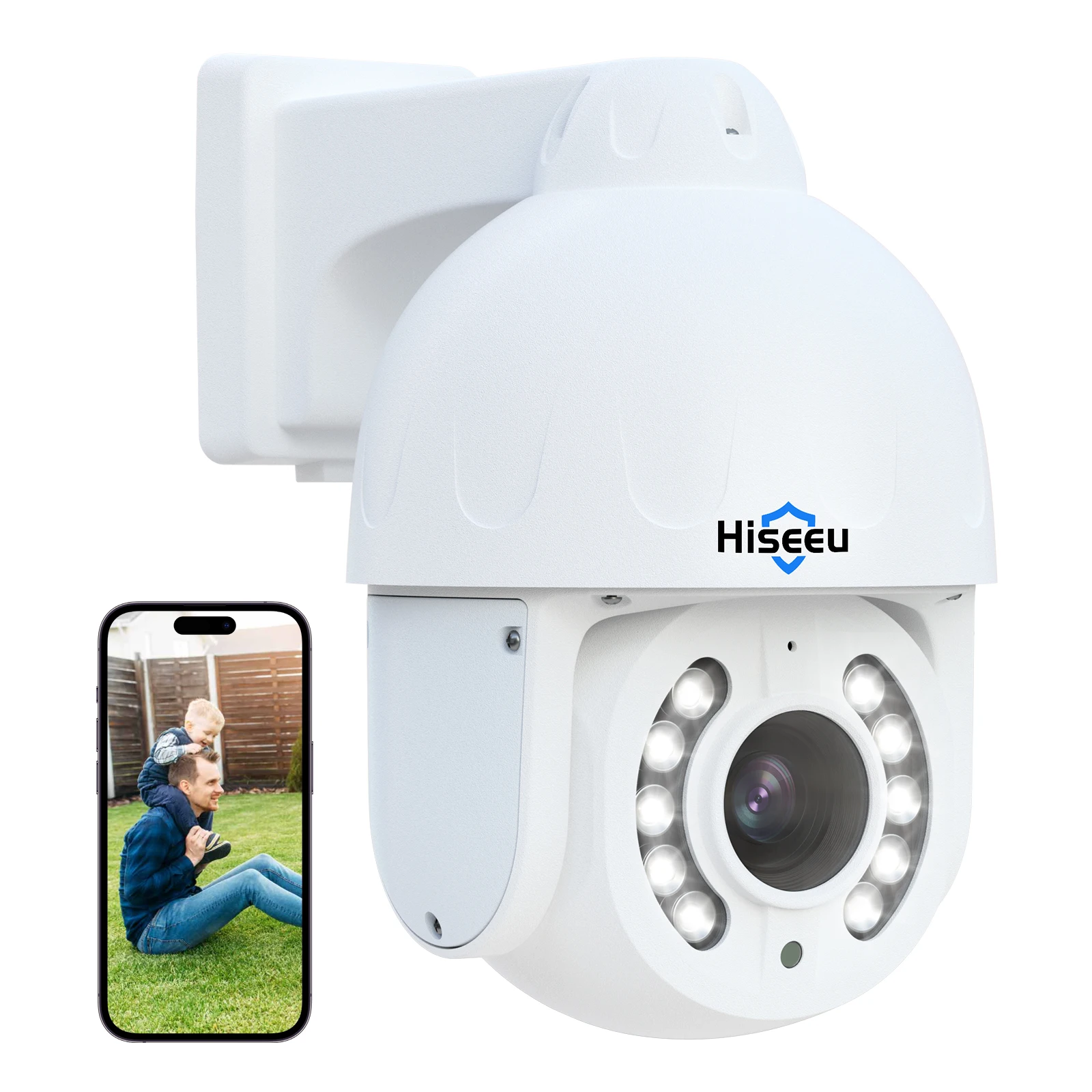 

Metal Enterprise 10X Optical ZoomSmart 5MP Night Vision AI Human Detection IP Camera POE
