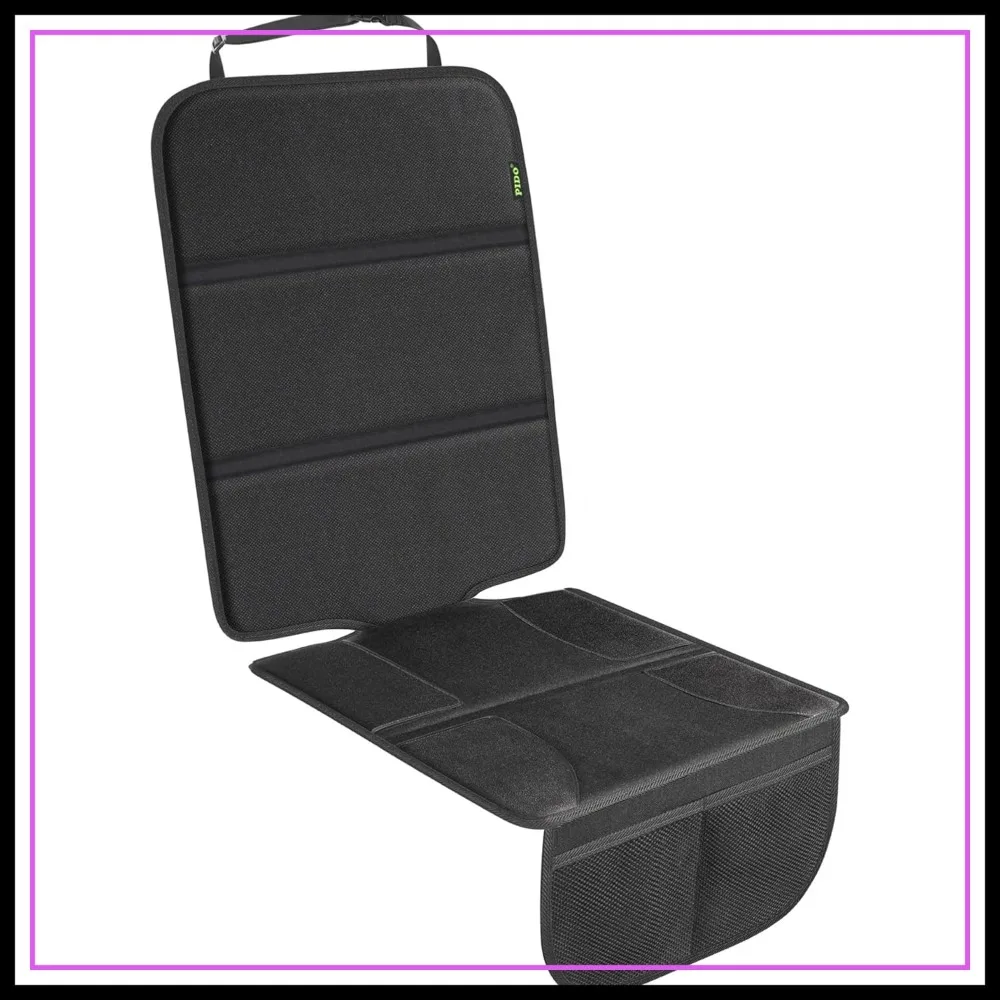 

Car Seat Protector Under Baby Seat with Thick Padding, Waterproof Non-Slip Base – Universal Fit for Leather and Fabric