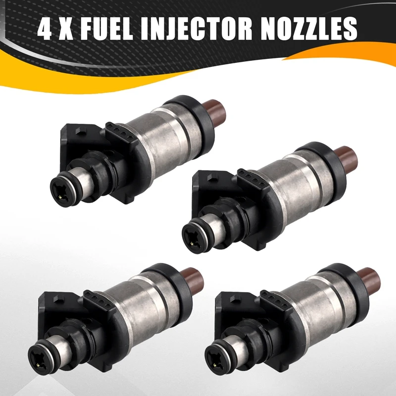 4PCS 06164-P06-A01 New Fuel Injector Nozzle For HONDA CIVIC Del SOL 1.5L 1.6L INTEGRA 1.7L 1.8L