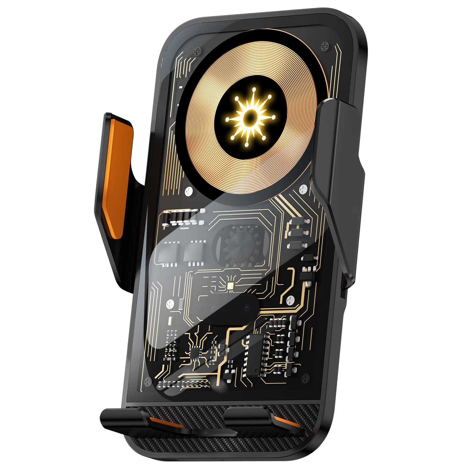 

Универсальный автомобильный держатель для мобильного телефона с беспроводной зарядкой, воздуховыпускной навигационный кронштейн, прозрачное автомобильное крепление для смартфонов