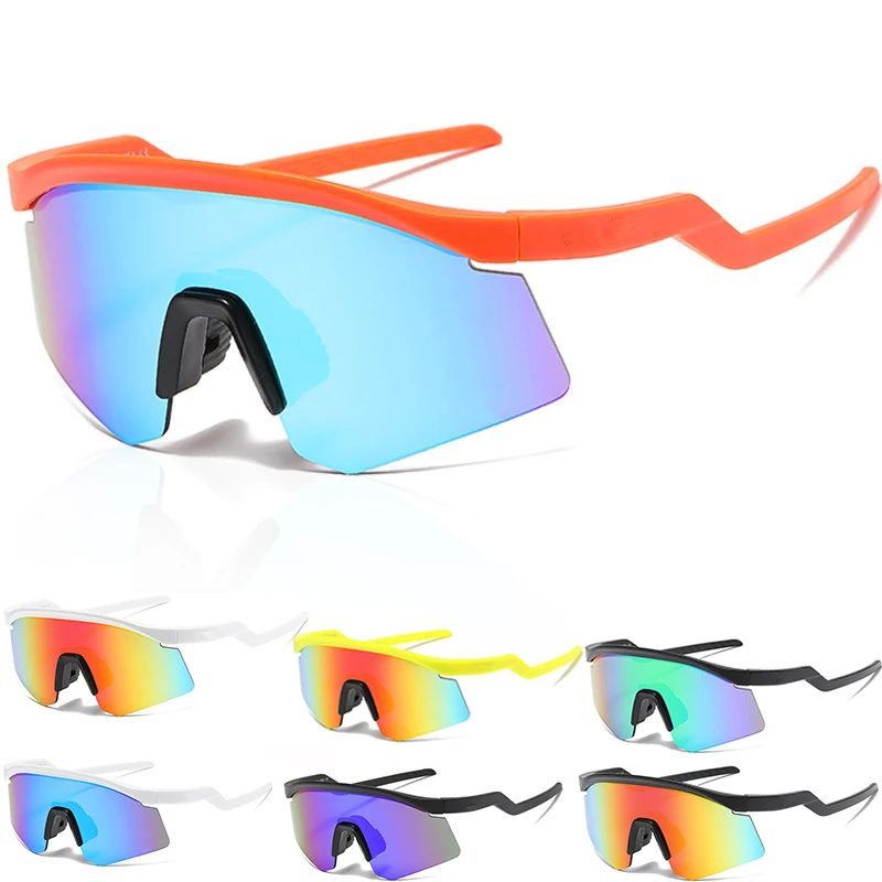 

Brand Design Mirror Sunglasses Men Women Oversized Driving Sun Glasses for Men Male Half Frame Travel Glasses Eyewear Oculos