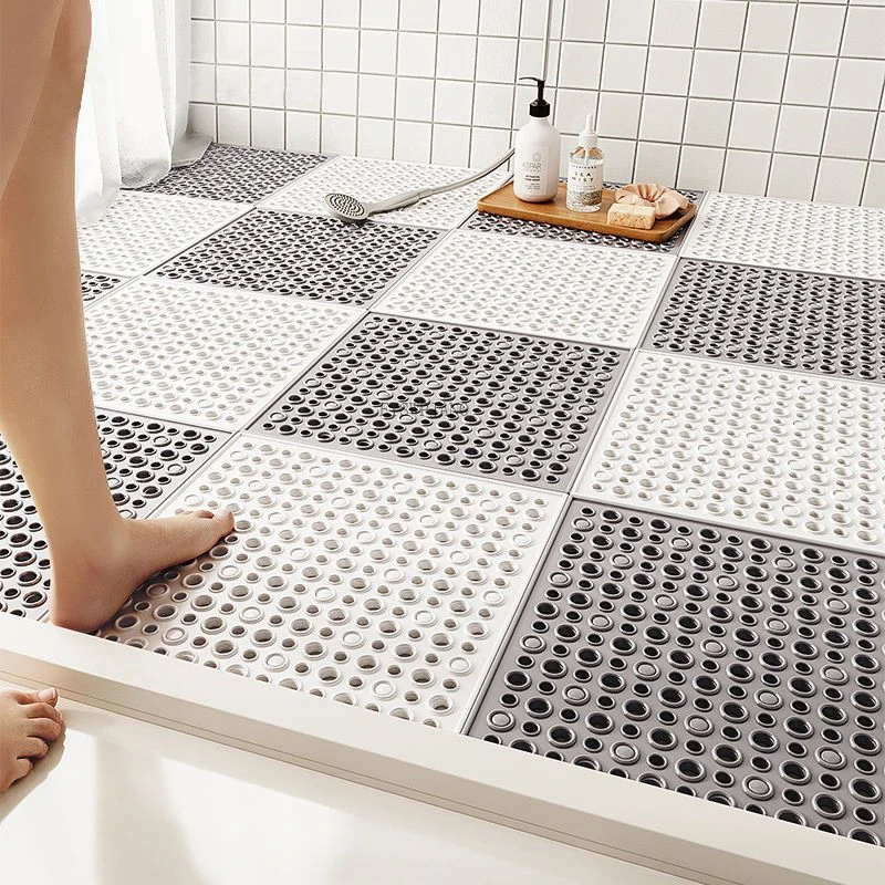 

TPE Donut Bath Mat 100% Environmentally Friendly Foot Mat High Temperature Resistant Installation Simple Anti-Slip Pedal Mat