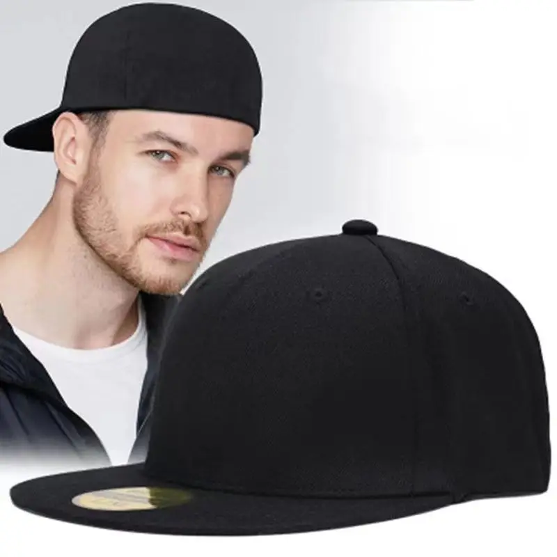 2023 Fashionable hip hop baseball cap back closed flat brim Bald Men\'s and Women\'s Baseball Hat Gorras Para Hombres Snapback