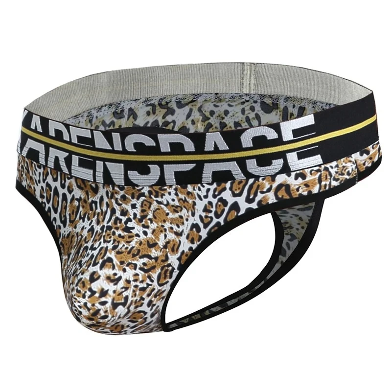 Men's Comfort Floral Print Thong - Low Waist Breathable Underwear for Daily Wear Youth Fashion Comfortable Sports Underpants