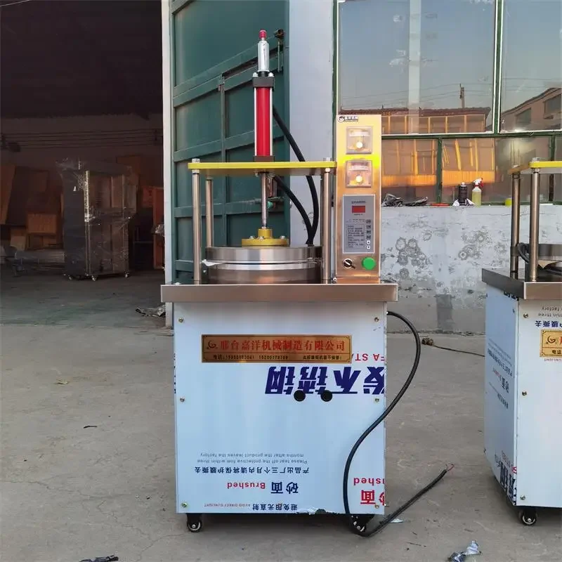 New Design Thin Pancake Press Machine for Restaurant Use for Spring Roll Roast Duck and Cake Wrapping Dough Application