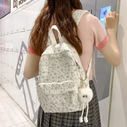 Large Capacity Women's Backpack New Printing Adjustable Strap Travel Backpack Nylon Students Backpack Teenage