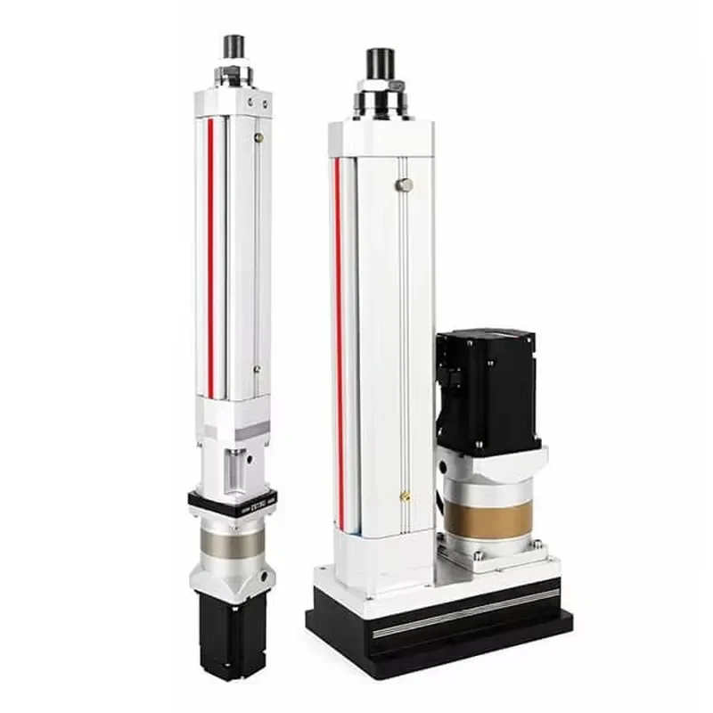 IP65 Dustproof Stainless Steel Pneumatic Cylinder Electric Linear Motion Servo Motor Gear Bearing Telescopic Rod 0.02mm