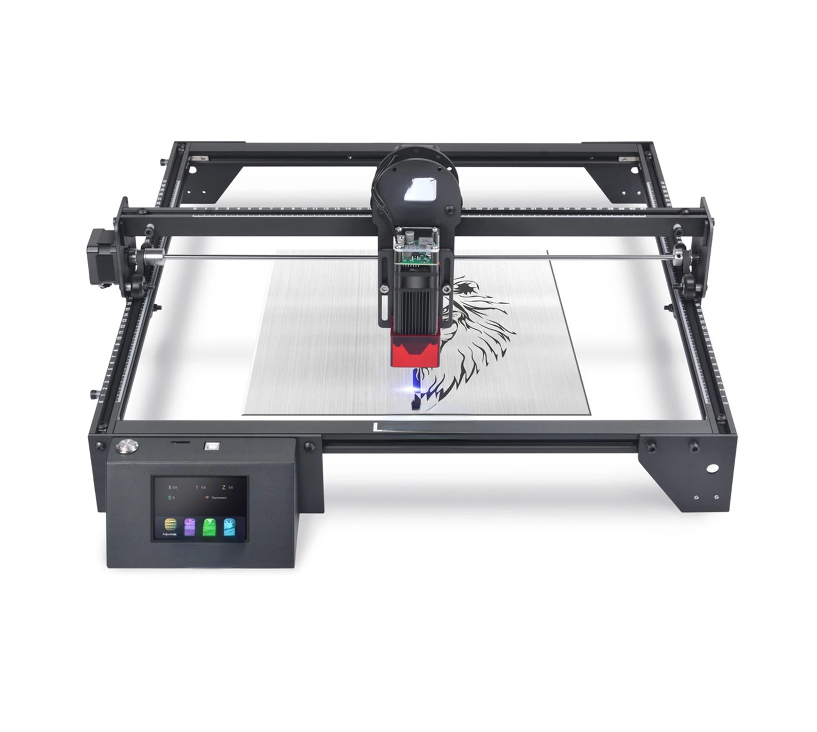 Laser Engraver Eye Protection 400x400mm Ultrafine Laser Spot Eye Protection Compatible with LaserGRBL LightBurn