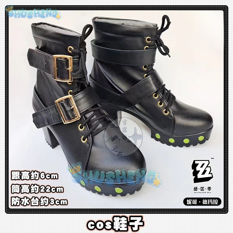 Zenless Zone Zero cos Nicole Demara cosplay personaje de Anime prop shoes