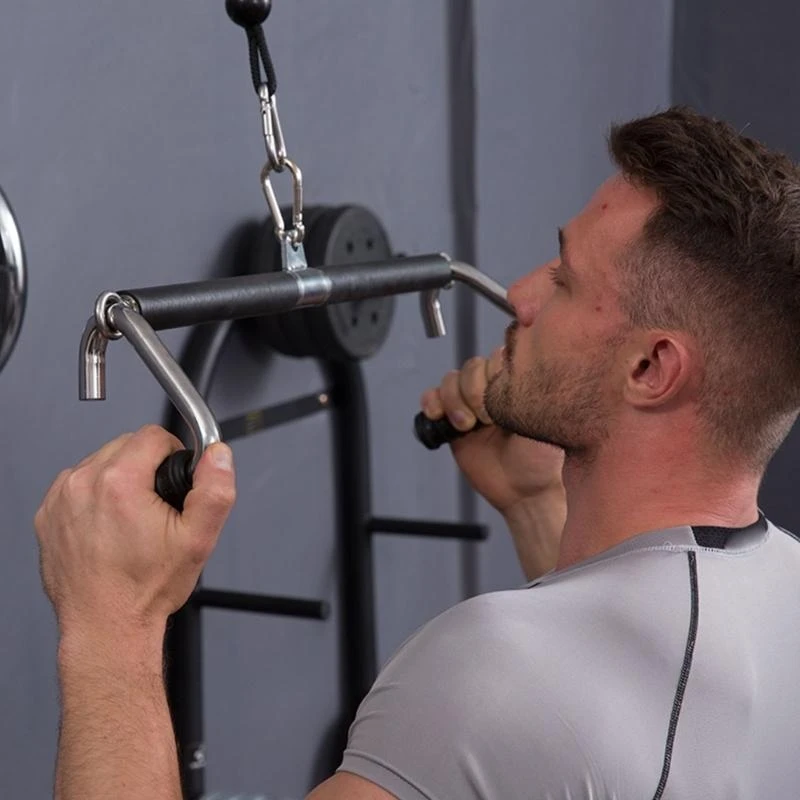 

LAT Pull Down Bar Exercise Cable Grip Strap for Strength Workout Back Arm Strength Training Workout Equipment
