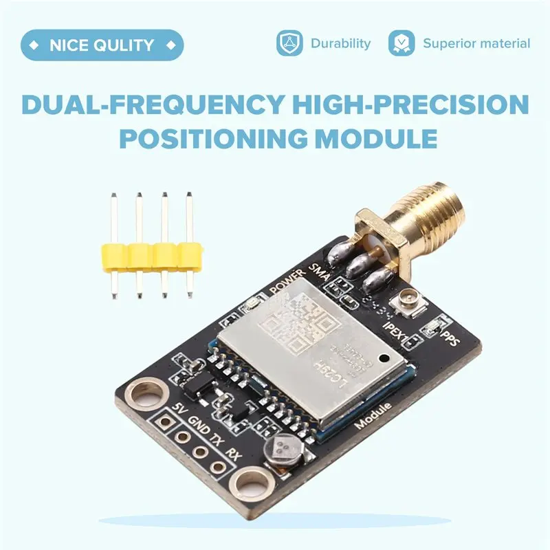 B04C-2X Rtk Base Station Board Quectel Lc29h Dual Band L1 L5 High Precision Positioning Module Output Rtcm Data Lc29haa
