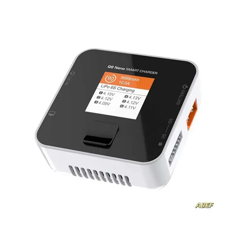 شاحن ذكي IPS LCD معزز Q6 Nano Battgo 200W 8A لبطاريات ليثيوم متعددة