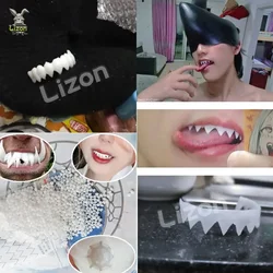 Chainsaw Man Cosplay Power Teeth Cosplay Shark Teeth DIY Vampire Teeth Horror Halloween Props