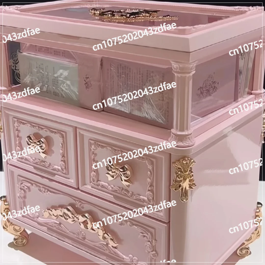 Flower Know Midsummer Night Series Allin Large Gift Box Jewelry and Skin Care Products Storage Cabinet Without Makeup