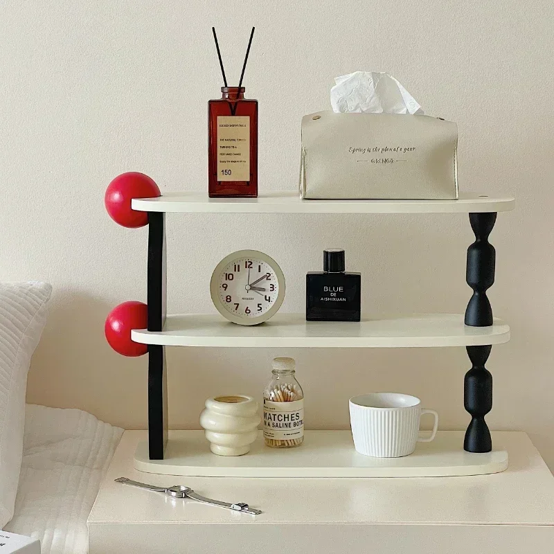 Modern Light Luxury Desk Organizer - Multi-layer Storage Shelves for Home, Simple and Elegant Perfume Arranger, Hot Sale