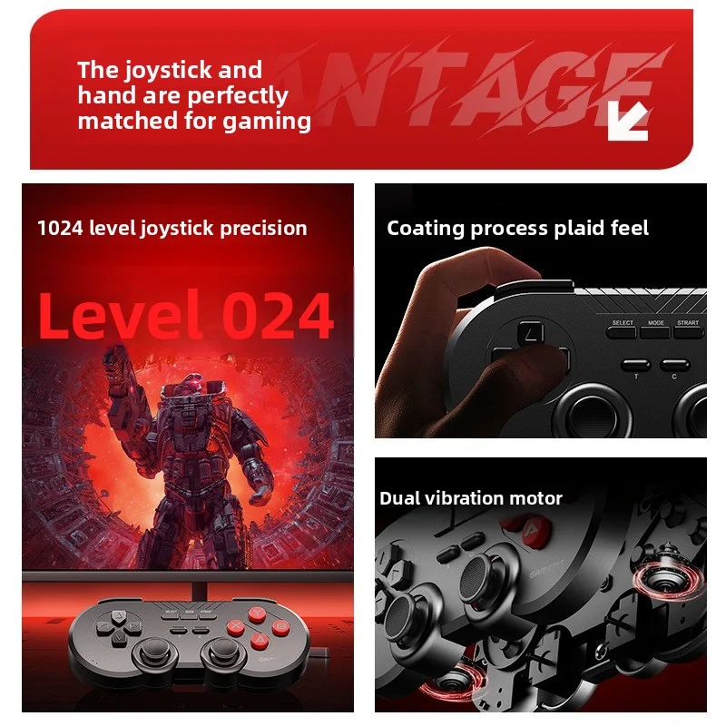 Multi-platform e-sports game controller, Switch 2.4G vibration wireless controller, Android Steam game controller