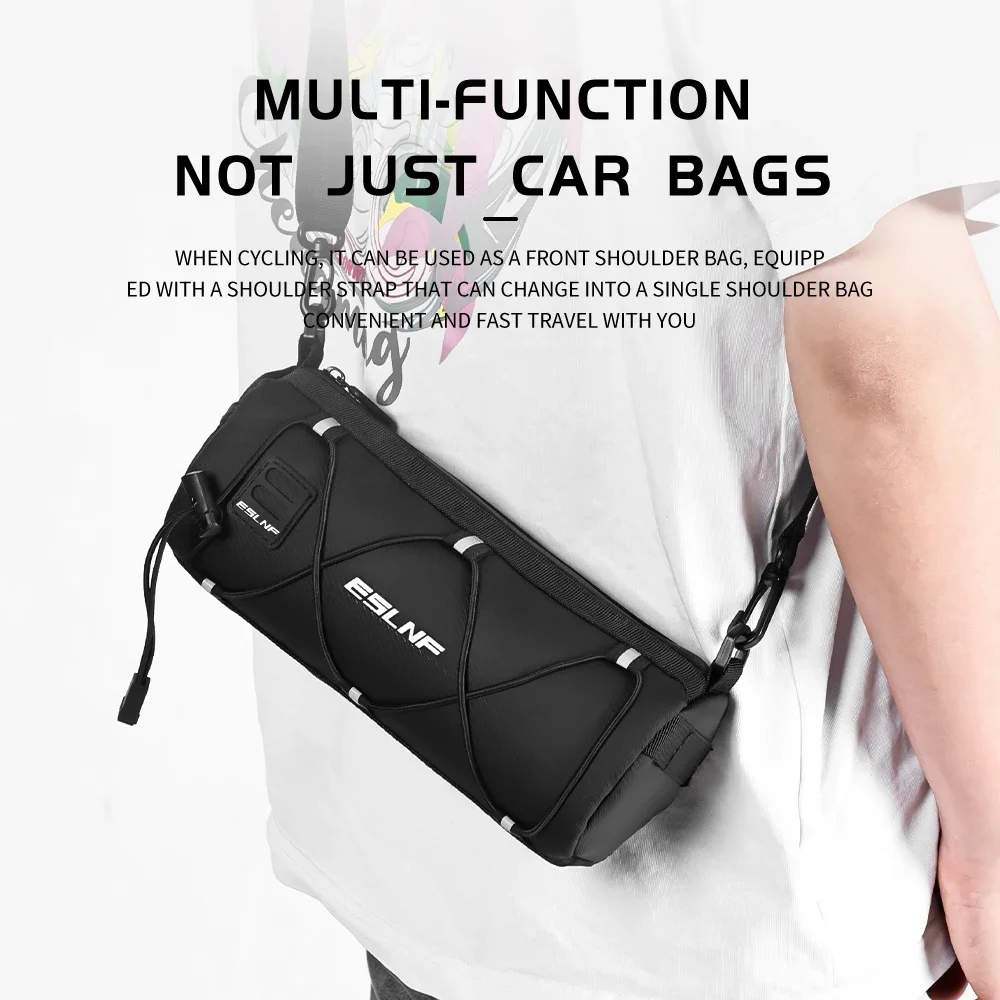 Waterproof Fashion Bicycle Bag Multifunction Large Capacity Bicycle Front Frame Bag Bicycle Handlebar Bag for Outdoor Cycling
