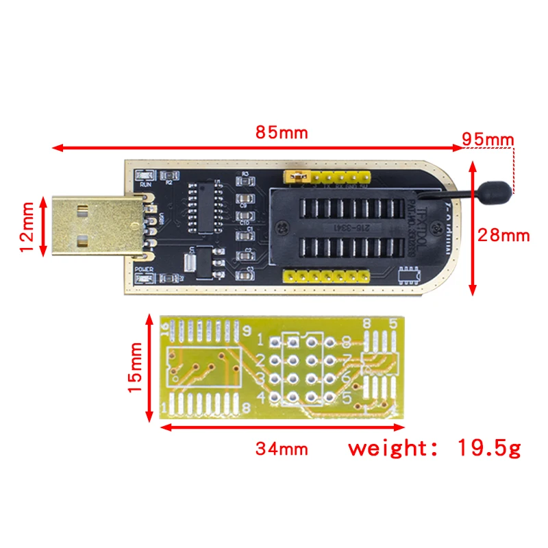 MinPro I Programmer 24 25 Burner High Speed Programmer USB Motherboard Routing LCD Flash 24 EEPROM 25 SPI PLASH Chip