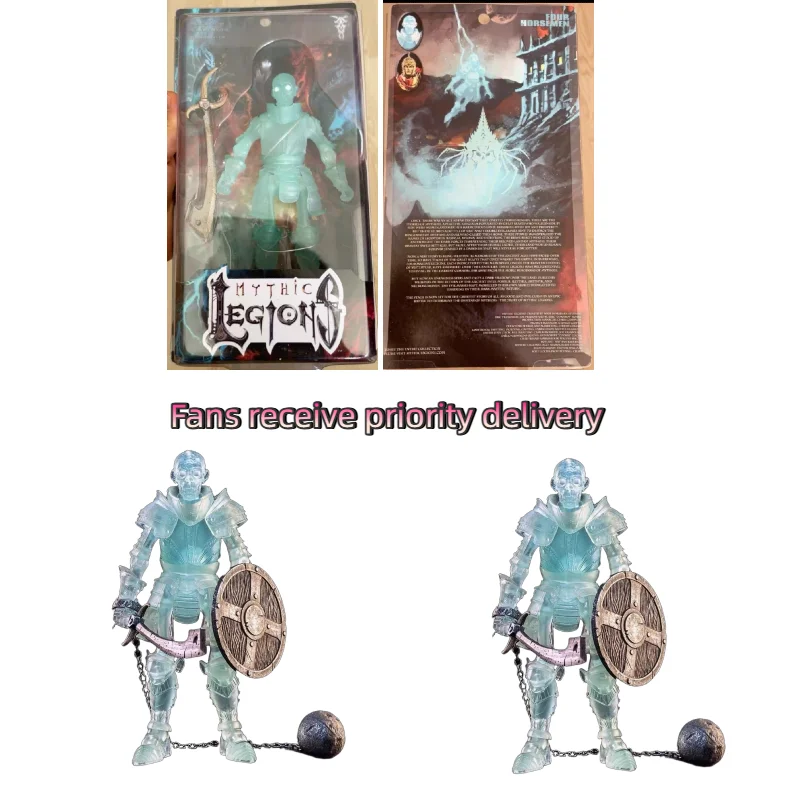 

【In Stock】Undead Soldier Knight Mythical Legion Transparent Skeleton 7inch Action Figure Animation Model Toy Collection Ornament