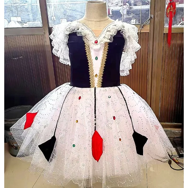 Ballet TUTU-rok voor kinderen Prestatiekostuum Ballet Toneelkostuum Zwanenmeer Bladerdeeg Tule rok voor meisjes