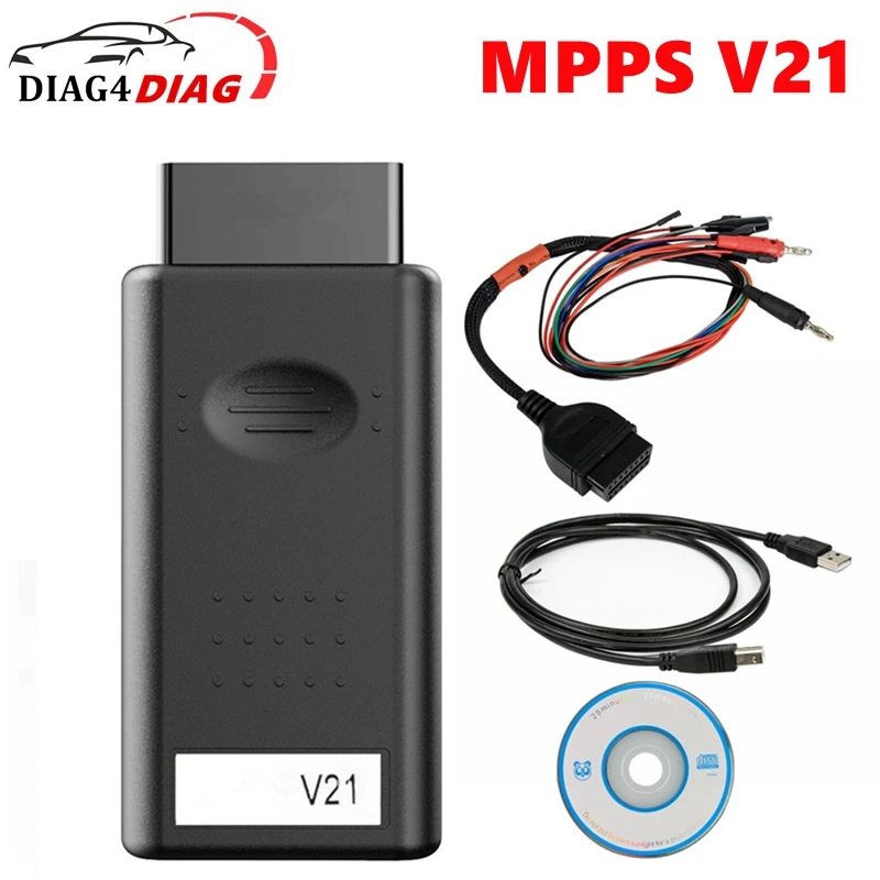 MPPS V21 MAIN + TRICORE + MULTIBOOT with Breakout Tricore Cable EEprom Programmer Upgrade MPPS V 21 support Multi-language