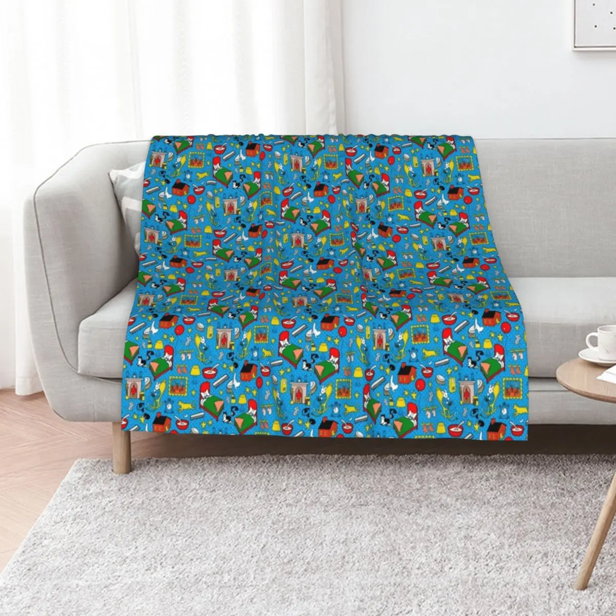 Goodnight Moon Throw Blanket Hairy Sofa Throw Soft Beds halloween Summer Stuffeds Blankets