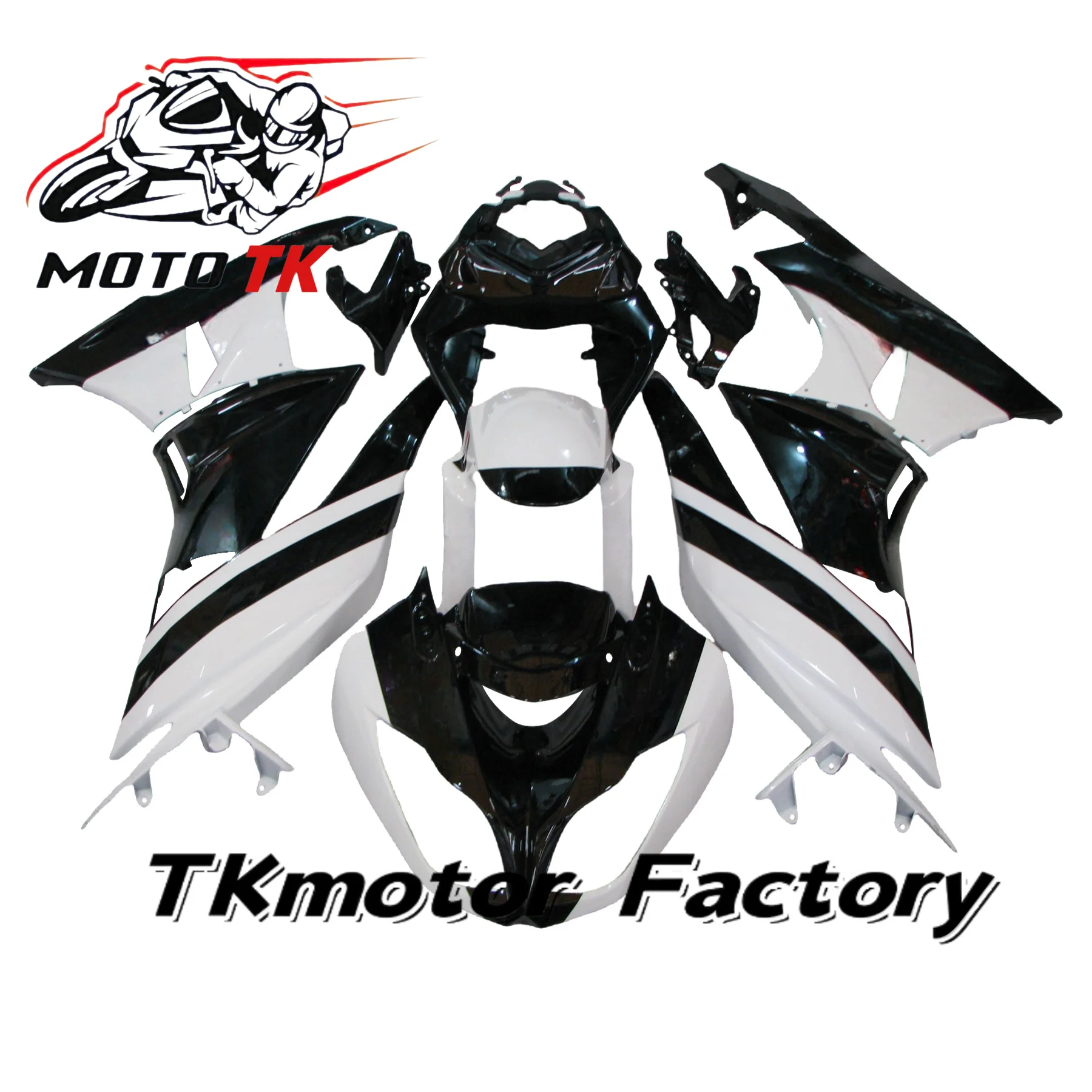 

Motorcycle Fairing Kit for Kawasaki ZX6R 636 2009 2010 2011 2012 with ABS Injection Molding Process Assembly Parts